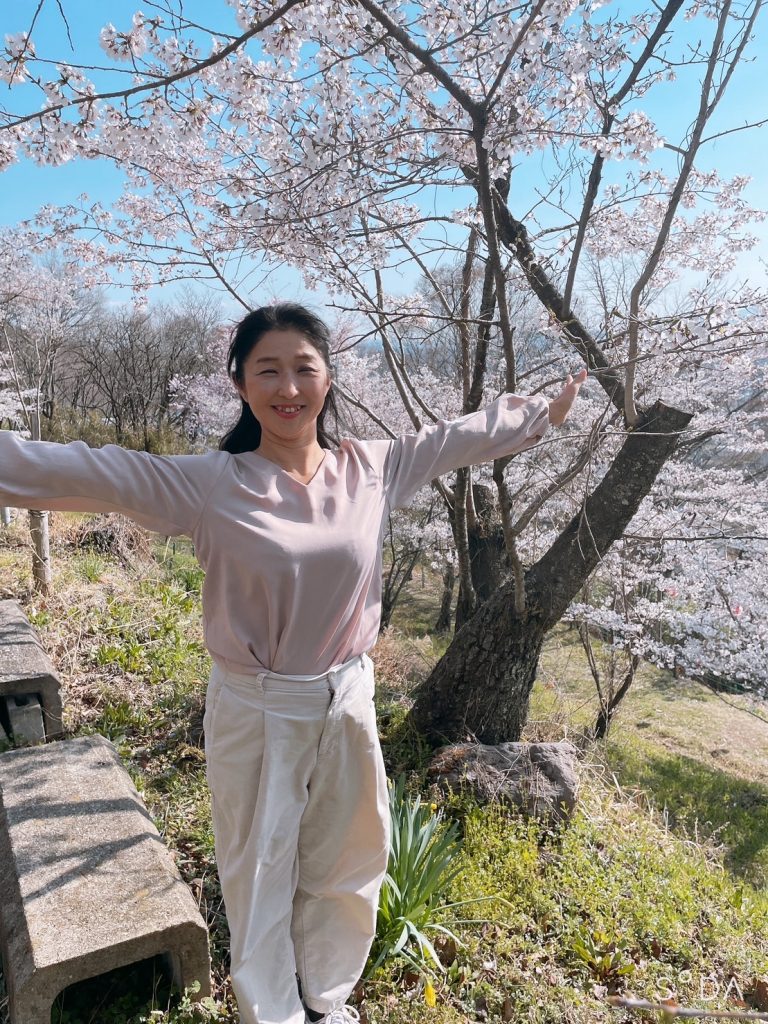 桜満開🌸　女将ちゃん　上田城の桜もいいけれど、、絶景お花見スポット　矢沢城 メインイメージ画像