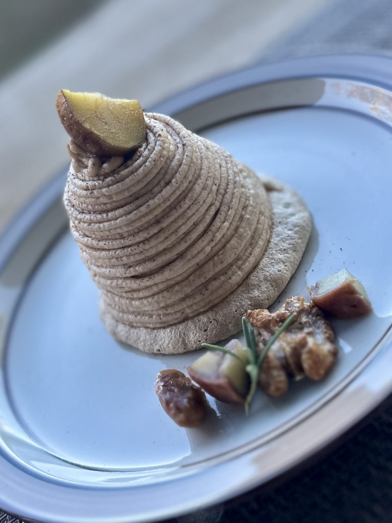 秋麗の候　豆カフェさん　モンブラン始めました メインイメージ画像