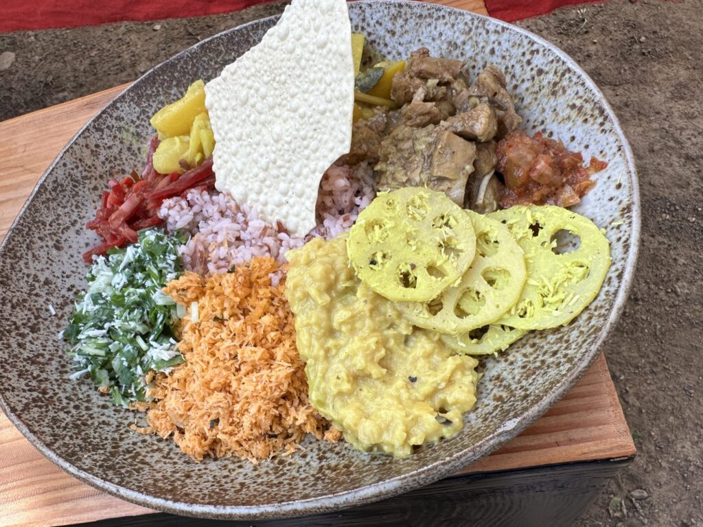 スリランカ料理　アースワークスギャラリーゲストハウスさんで メインイメージ画像